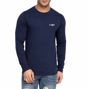 Nueva Llegada, Camisetas de Manga Larga para Hombre al por Mayor, Camisetas Unisex con Estampado Personalizado, Camisetas Deportivas de Jersey Grueso de Secado Rápido para Hombre - Product Image 1