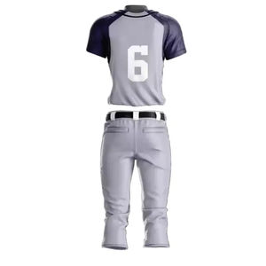 Meilleurs ensembles de maillots de baseball personnalisés de haute qualité avec logo imprimé, design uniforme pour adultes, boutons, évacuation de l'humidité, respirant, anti-UV - Product Image 5