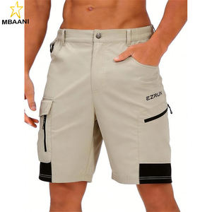 กางเกงขาสั้นคาร์โก้สำหรับผู้ชาย EZRUN แห้งเร็ว เหมาะสำหรับกอล์ฟ กิจกรรมกลางแจ้ง ทำงาน ทำกิจกรรมทางยุทธวิธี มีกระเป๋าหลายช่อง สำหรับตกปลาและเดินทาง - Product Image 1