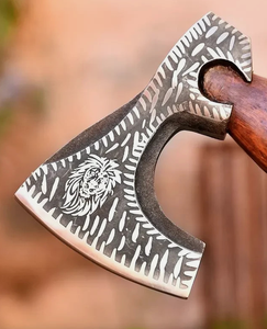 Custom Handmade Industrial Grade Tomahawk | Hand Forged High Carbon Steel Decorative Collector's <b>Axe</b> Rose Wood <b>Handle</b> | OEM/ODM - Product Image 2