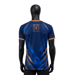 Camiseta de Pádel Personalizada al por Mayor, Ropa Deportiva Atlética, Tejido Transpirable, Elástico, de Secado Rápido, para Partidos de Pádel, Entrenamiento y Fitness - Product Image 2