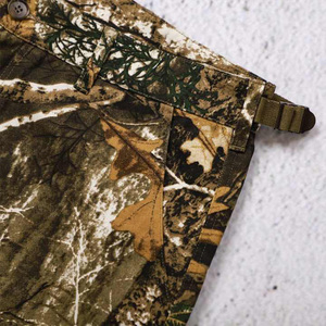 Factory Direct 100% Cotton Fleece Hunting Camouflage Print Stacked Wide Leg Sweatpants <b>Drawstring</b> Baggy Heavyweight <b>Trousers</b> - Product Image 5