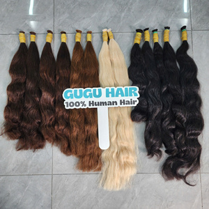 ผมต่อเวียดนามแท้ 100% แบบขายส่ง ผมดิบธรรมชาติ ลอนธรรมชาติ สีสันสดใส เกล็ดผมครบถ้วน - Product Image 3