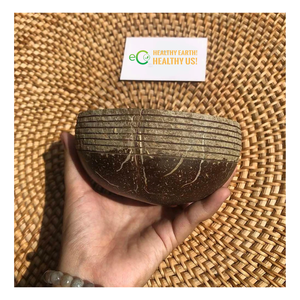 Tendencia Destacada! Juego de Tazones de Cáscara de Coco Pequeños Más Vendidos, Hechos a Mano en Vietnam, Ecológicos, Regalos Rústicos Personalizados de Primera Calidad - Product Image 1