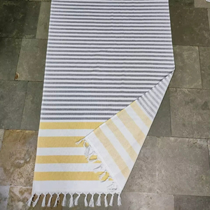 Fouta <b>Beach</b> <b>Towel</b> Pareo Manufacturer Front side Polyester Cotton Scarf Back Side <b>Towel</b> 2-in-1 - Product Image 1