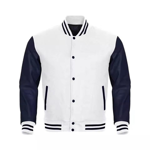 Sustainable OEM Service Men varsity <b>jacket</b> Customizable Bulk Quantity Water-resistant Wind-resistant durable Men varsity <b>jackets</b> - Product Image 1