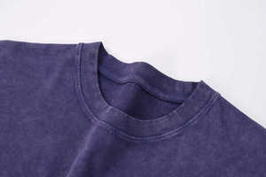 Camiseta Deportiva de Lona Transpirable y Ecológica, Corte Ajustado, Estilo Vintage Lavado, Spandex/Poliéster, Lavado Ácido, Streetwear, Personalizable con Logotipo - Product Image 6