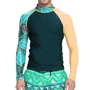เสื้อรัดรูปแขนยาวสำหรับผู้ชาย ลายชนเผ่า สีน้ำตาลและสีเบจ ป้องกันรังสียูวี สำหรับกีฬา BJJ MMA และกีฬากลางแจ้งอื่นๆ - Product Image 5