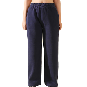 Pantalones de chándal holgados de cintura alta con cordón para mujer, estilo casual y deportivo - Product Image 1