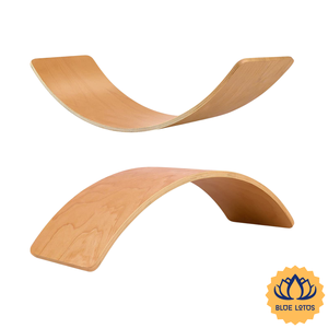 [VENTA EXITOSA] Tabla de Equilibrio de Madera Ecológica y Resistente, Juguete de Equilibrio para Niños, Entrenamiento Físico, Ejercicio Corporal, Blue Lotus Farm - Product Image 1