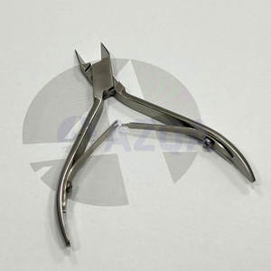 Pince à cuticules de précision à pointe fine en acier inoxydable, outil de coupe des ongles pour manucure et pédicure - Product Image 3