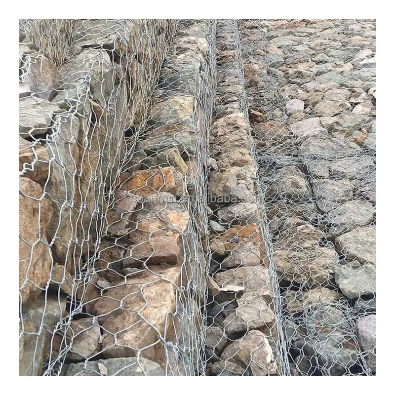 2x1x1m ucuz çift büküm gabion sepeti/satılık Gabion taş çit tel örgü gabion duvar