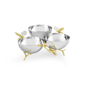 Ensemble de bols de service en acier inoxydable écologiques avec base antidérapante et poignée de couvercle design pour une cuisine durable - Product Image 3