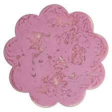 Tabla de Cortar Redonda de Resina Resistente, Diseño Marmoleado Rosa con Asa, Apta para Lavavajillas, de una Sola Pieza - Product Image 6
