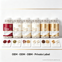 Capsules Énergétiques Probiotiques OEM Formule 10-en-1 Gestion Intestinale Adulte 90 Capsules/Flacon Services Marque Blanche Fournisseur Or