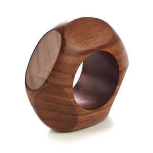 Porta Servilletas Redondo de Madera para Mesa de Comedor, Bodas, Fiestas, Restaurantes, Hoteles, Resorts, Banquetes y Decoración de Catering - Product Image 5