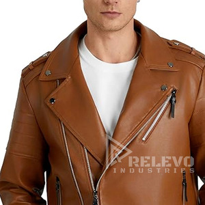 High Quality Men's Fashion <b>Winter</b> <b>Leather</b> <b>Jackets</b> for Men Custom <b>Leather</b> <b>Jackets</b> Printed Zip-Front Men's <b>Jacket</b> - Product Image 5
