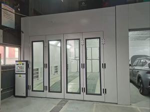 Cabine de pulvérisation de peinture diesel Cabine de pulvérisation Système d'éclairage à LED Filtre d'échappement Chauffage diesel - Product Image 3