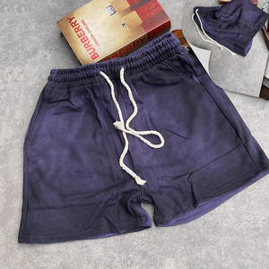 Custom Sublimation Print Sweat <b>Shorts</b> Colorful Tie-Dye Patterns Unisex Summer Beach <b>Shorts</b> Lightweight Breathable Knit - Product Image 3