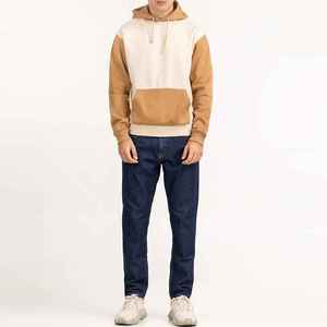 Sudadera con capucha de forro polar de alto gramaje para hombre, con cremallera completa, talla 2XL-5XL, color verde - Product Image 3