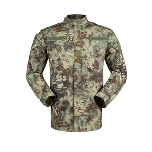 Custom Camouflage Uniform Breathable 100% Cotton Custom Logo Embroidery Outdoor Sports Training Outfit Factory Wholesale Supply - Product Image 2