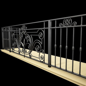 Transforme su espacio exterior con exquisitos estilos de barandillas de hierro forjado para balcones que prometen durabilidad y arte que perduran por la vida. - Product Image 2