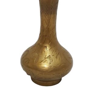 Vase à fleurs en laiton plaqué or, sculpté à la main, design contemporain, grand modèle, décoration d'intérieur, tendance, luxe, pot de table pour anniversaire - Product Image 1