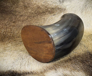 Jarra de Cerveza Vikinga de Alta Calidad, Estilo Europeo, Tallada, de Cuerno de Búfalo/Vaca, para Beber Vino, Café o Cerveza - Product Image 5