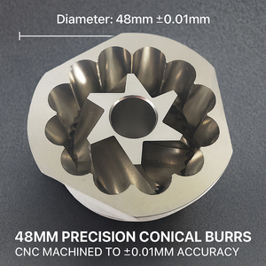 Juego de Repuesto de Muelas Cónicas de 3 Biselados para Molinillo de Café DeLonghi ECAM <span class=keywords><strong>ETAM</strong></span>, Molienda Silenciosa y Precisa - Product Image 3
