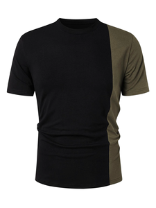 Camiseta de Hombre Nueva al por Mayor, Corte Ajustado, Lavado Ácido, Tejido Grueso, Manga Corta, Lavado a la Piedra, Logotipo Frontal, Múltiples Tallas Disponibles - Product Image 5