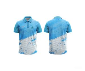T-shirt de pickleball à manches courtes à séchage rapide de haute qualité pour hommes, sublimation personnalisée, col rond, 100% coton, uniforme sportif - Product Image 6