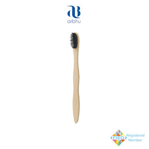 Brosse à dents en bambou naturelle biodégradable, brosses à dents en bois à poils souples, soins bucco-dentaires, fournitures écologiques pour hôtels, vente en gros - Product Image 3
