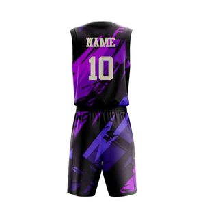 Maillots de basket-ball personnalisés avec broderie haut de gamme, dernier design - Product Image 2