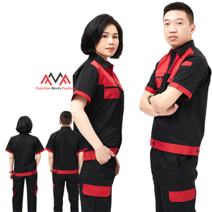 Conjunto de ropa de trabajo de ALTA CALIDAD, ropa de soldadura, uniforme de lavado de autos, DISEÑO PRIVADO, trajes de trabajo para hombres y mujeres-uniforme FMF-Muestra gratis - Product Image 1