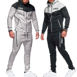 Ropa Deportiva Urbana Ligera para Gimnasio, Chaquetas con Capucha y Cremallera para Entrenamiento, Conjuntos Deportivos para Hombre, Pantalones Deportivos para Correr - Product Image 1