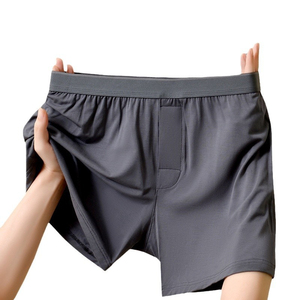 Boxers pour hommes taille haute en Spandex/Coton extensible, écologiques, respirants, anti-humidité, service OEM - Product Image 1