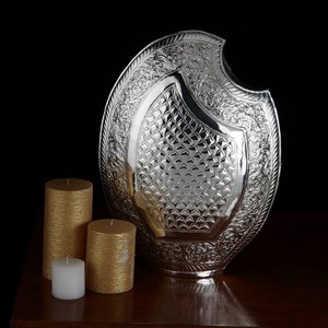 Vase plaqué argent - Product Image 1