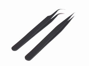 Pinzas para Pestañas de Alta Calidad, Recién Llegadas, Curvadas, de Acero Inoxidable, Disponibles en Todos los Colores - Product Image 4