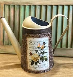 Regadera portátil de metal ligero para jardinería fácil, con pico largo, mango ergonómico, revestimiento resistente al óxido y duradero. - Product Image 2