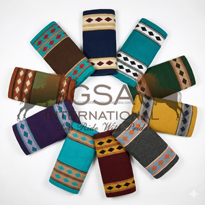 Couverture de selle western personnalisable 100% laine de Nouvelle-Zélande pour la protection du cheval, l'équitation et la compétition, disponible en différentes couleurs - Product Image 5