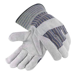 Guantes de Trabajo de Cuero Vacuno Reforzado JNM SAFETY de Canadá, Certificados CE, con Forro Polar y Protección Antivibración - Product Image 2