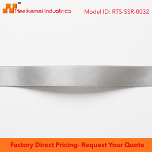 Silver 12mm Single Face Satin Ribbon Wholesale 10 Rolls x 8 Meter Pack for <b>Bridal</b> Decor Holiday Gift Wrapping Retail Displays <b>UK</b> - Product Image 6