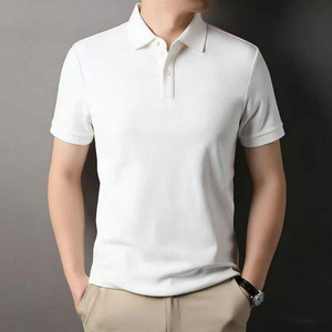 Camisas Polo de Manga Corta con Cuello Solapa para Hombre, Tejido de Poliéster, Venta al Por Mayor, Uso Diario Informal, Camisetas para Hombre de Fábrica - Product Image 3