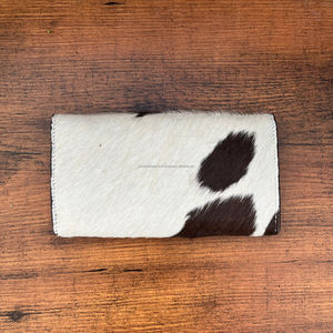 กระเป๋าคลัทช์หนังวัวแท้สำหรับผู้หญิง, กระเป๋าคลัทช์อเนกประสงค์กระเป๋าเงินลายดอกไม้หนังวัวแท้มาใหม่พร้อมช่องเสียบการ์ดหลายช่อง - Product Image 5