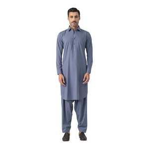 Salwar Kameez uni de haute qualité, vêtements traditionnels indiens et pakistanais pour hommes, tenue islamique moderne pour hommes, fournisseur en gros - Product Image 1