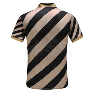 Camiseta Polo a Rayas Personalizada, Nueva Colección 2026, para Hombre, Transpirable, Casual, Manga Corta, para Golf y Tenis, Venta al Por Mayor Directa de Fábrica, OEM, ODM - Product Image 2
