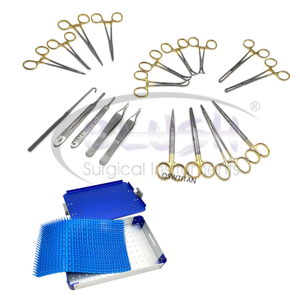 Wholesale Soft Tissue Instruments 19 Pieces Kit Orthopedic Set Pet Surgical Instruments Pakistan Manufacturer By <b>Blush</b> Surgical - Product Image 3