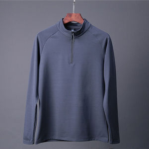Sudaderas con media cremallera personalizadas al por mayor para hombre, con cuello alto, tipo jersey, para golf y ropa deportiva. - Product Image 5
