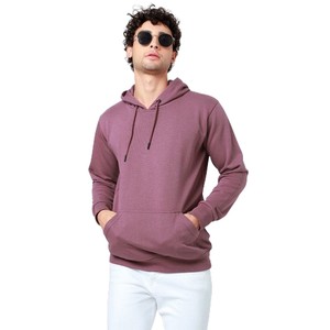 เสื้อมีฮู้ดแบบสวมหัวผ้าฝ้าย100% แบบกำหนดเองสำหรับผู้ชาย - Product Image 2