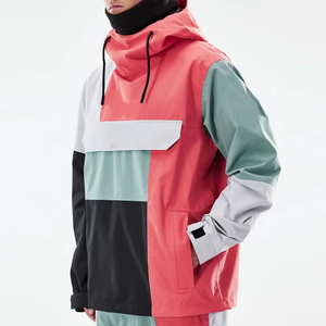 Combinaison de ski imperméable et respirante pour adulte, fermeture éclair intégrale, unisexe, nylon/coton, logo personnalisé 2026 - Product Image 4